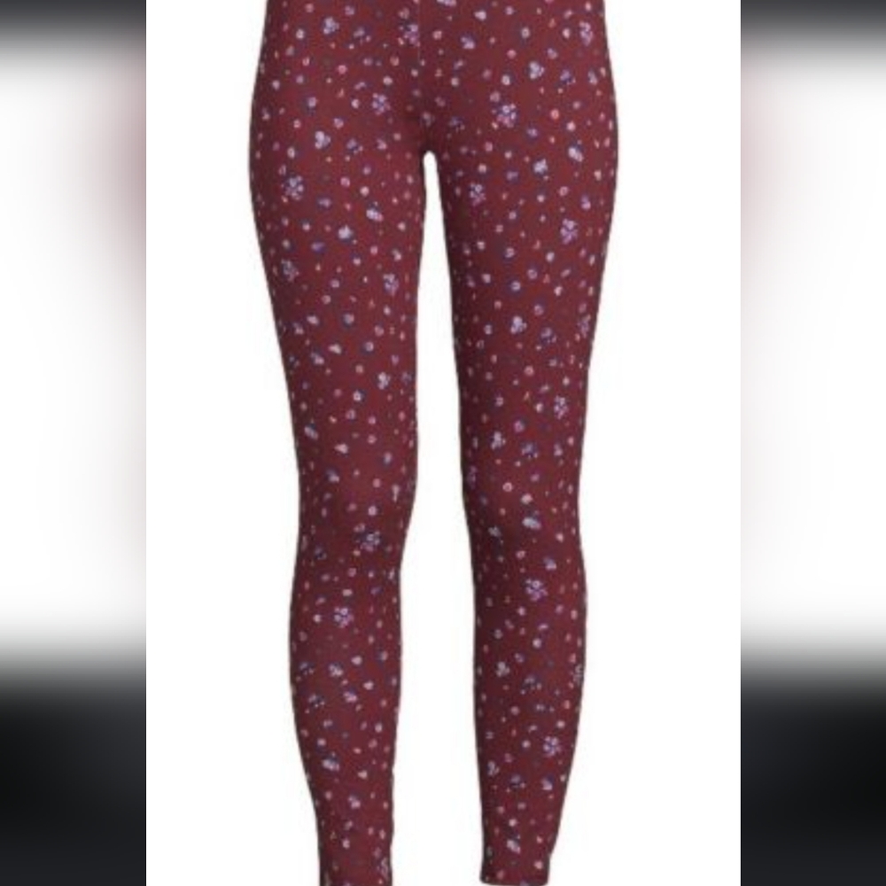 No boundaries leggings (Small 3-5) red with small floral design on them. NWOT